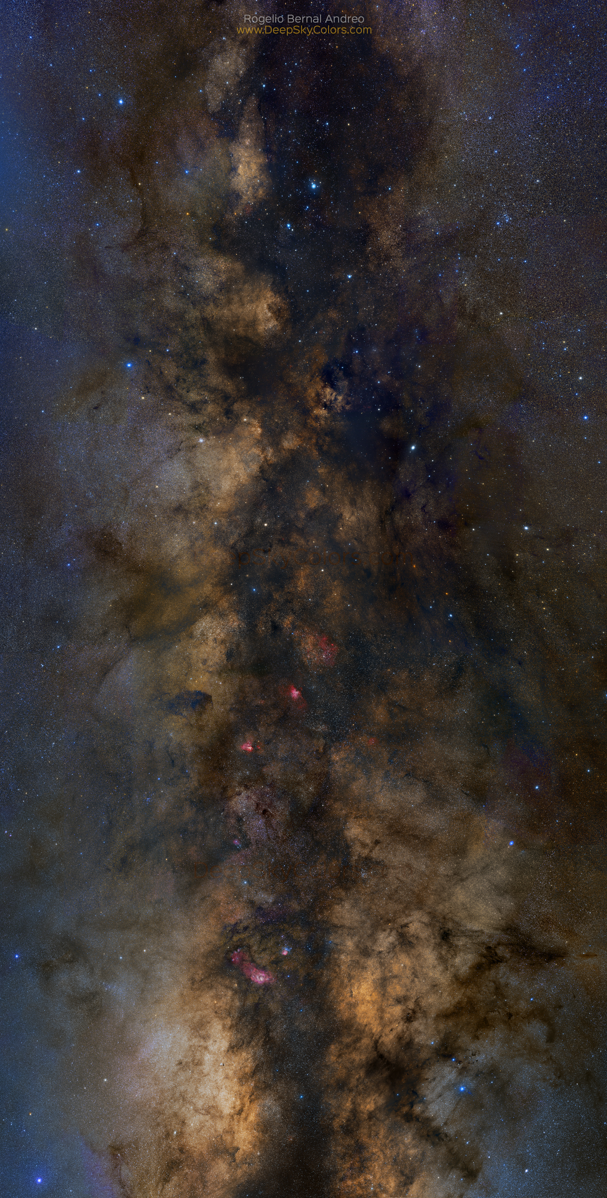 Great Rift Near the Center of the Milky Way