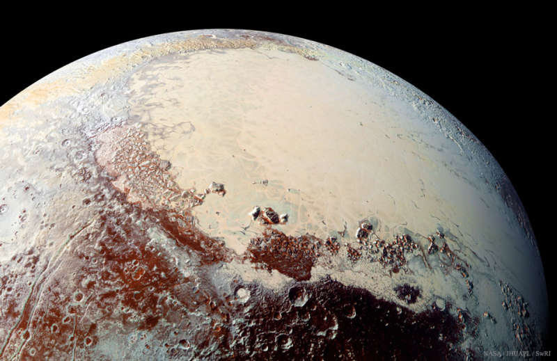 Равнина Спутника на Плутоне