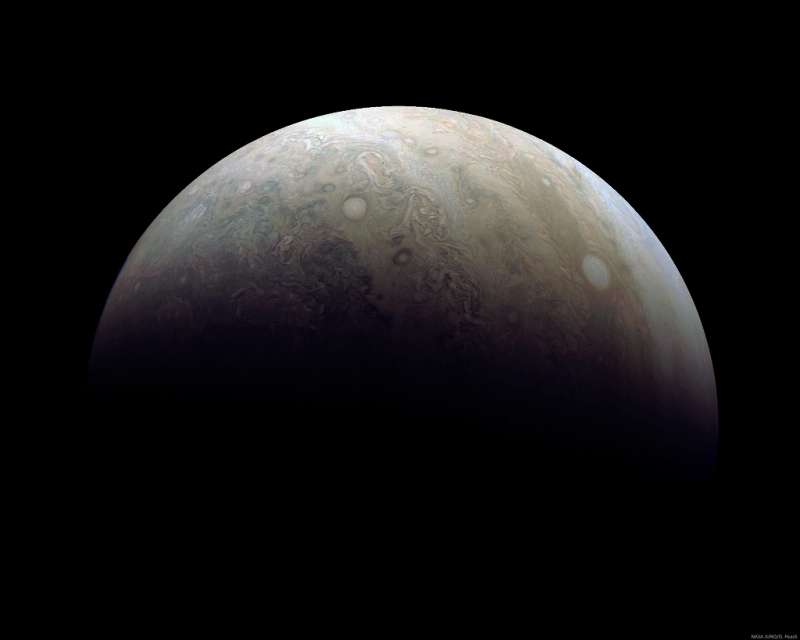 Southern Jupiter from Perijove 3