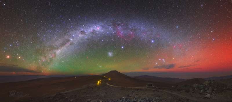 Milky Way with Airglow Australis