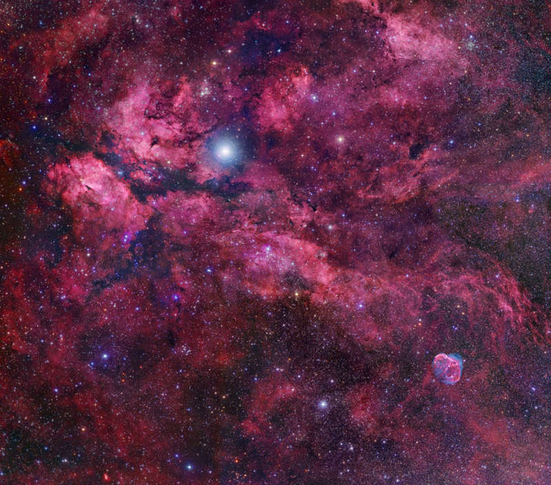 Central Cygnus Skyscape