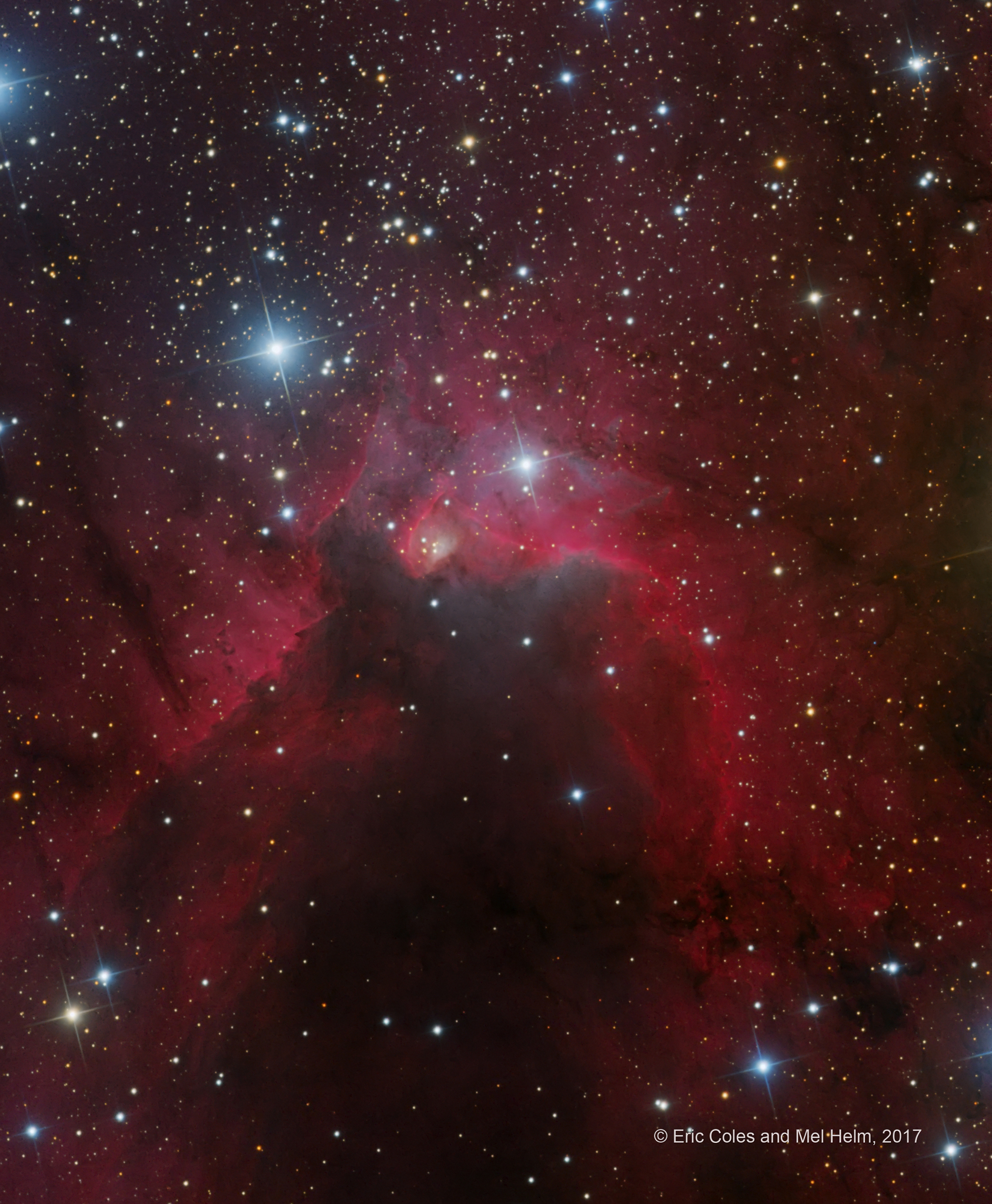 SH2-155: The Cave Nebula