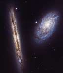NGC 4302 и NGC 4298