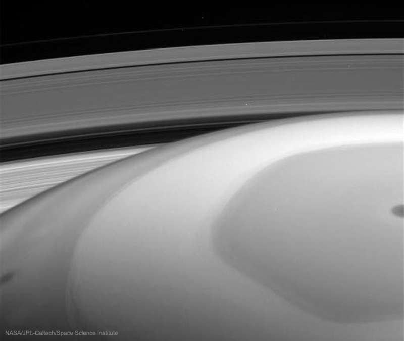 Cassini Looks Out from Saturn