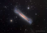 NGC 3628: галактика Гамбургер