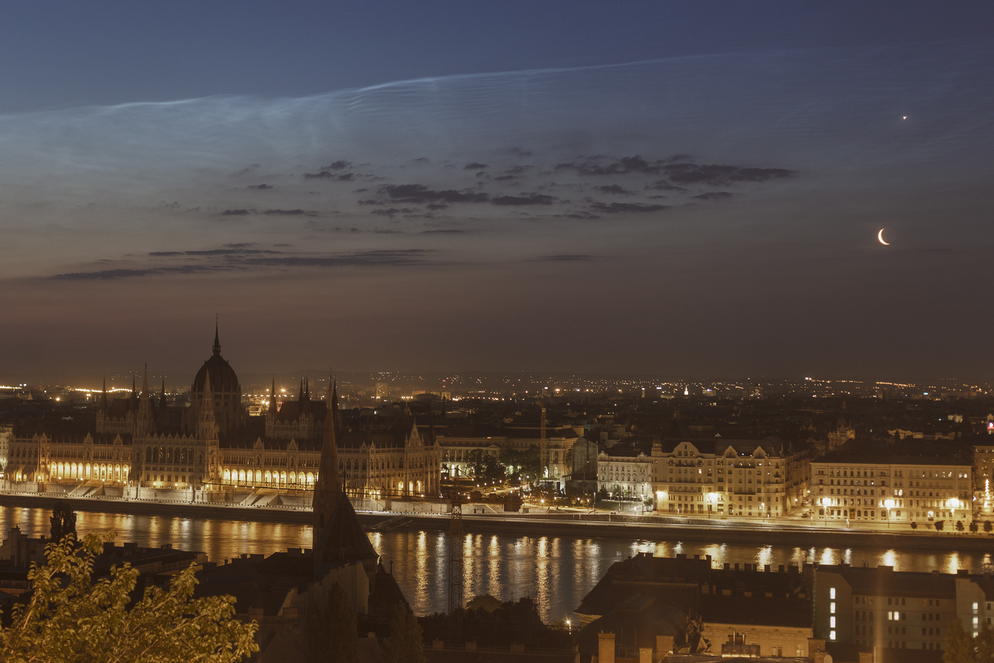 Solstice Conjunction over Budapest