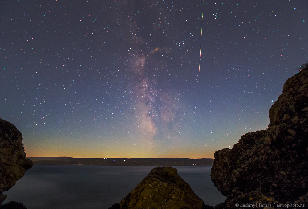 Perseid by the Sea