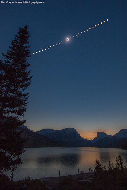 A Total Solar Eclipse over Wyoming