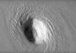 Вихрь вокруг глаза урагана Ирма