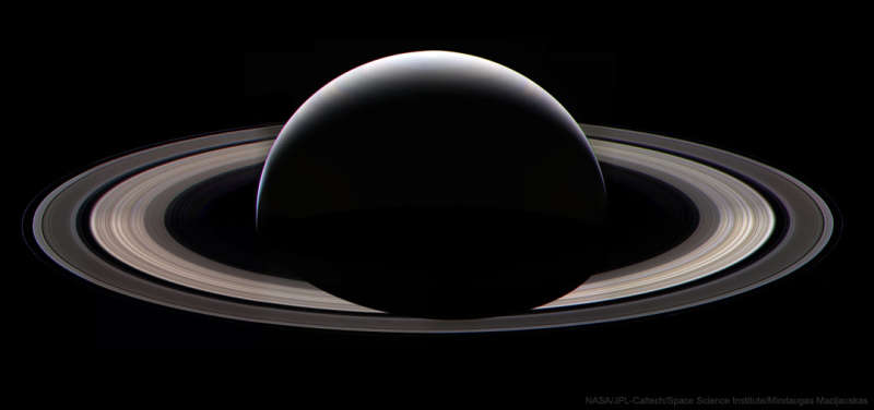 Последний портрет Сатурна с кольцами от Кассини