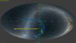 Источник гравитационных волн GW170814 на карте неба