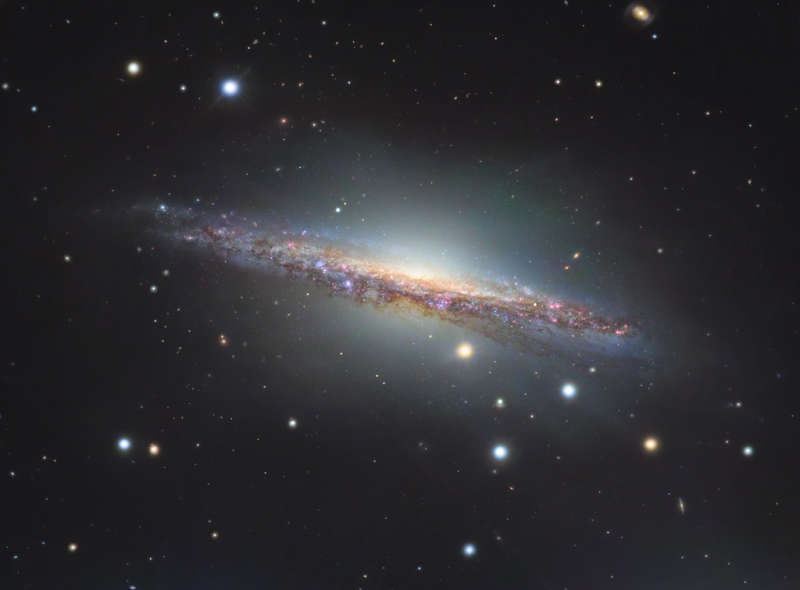 NGC 1055 Close up