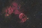 Шарплесс 249 и туманность Медуза