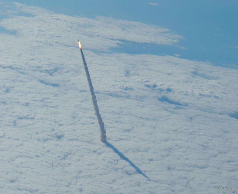 Space Shuttle Rising