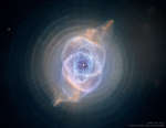 Туманность Кошачий глаз от телескопа имени Хаббла