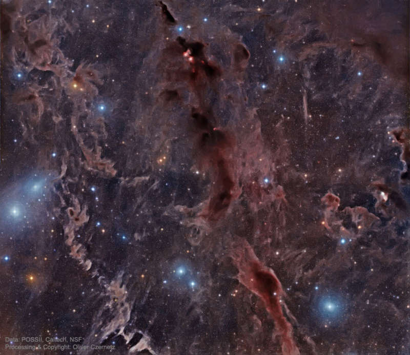 Dark Nebulas across Taurus