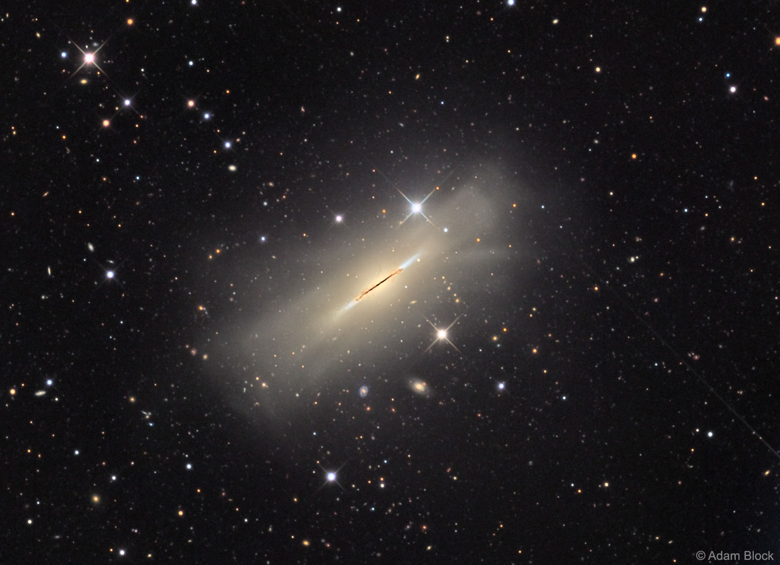 The Edge On Spindle Galaxy