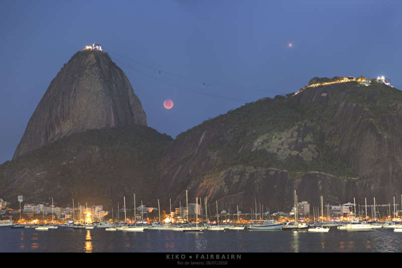 Lunar Eclipse over Rio