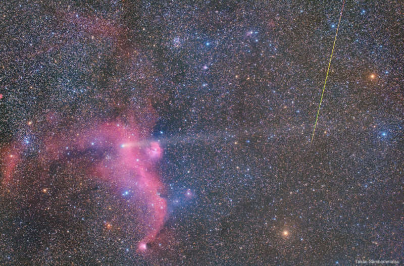 Meteor, Comet, and Seagull (Nebula)