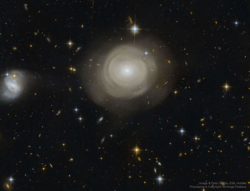 Shells of Stars in Elliptical Galaxy PGC 42871