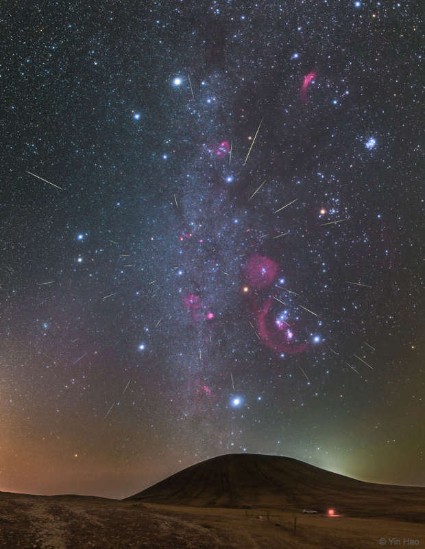 Orionids Meteors over Inner Mongolia