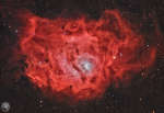 Туманность Лагуна: звезды, пыль и газ