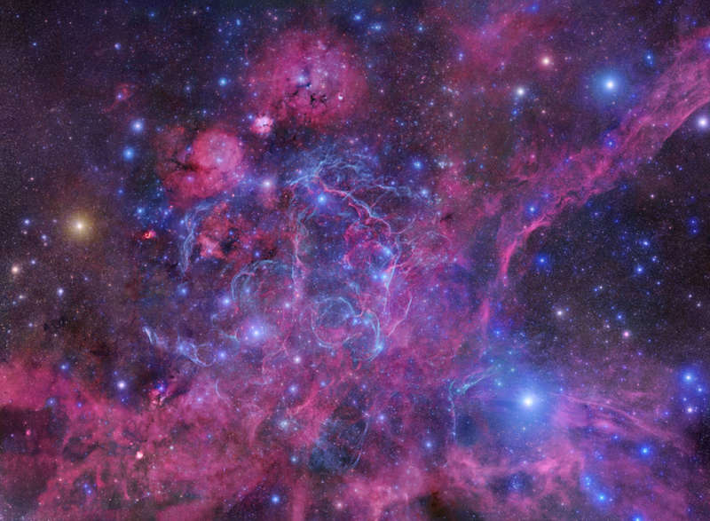 Vela Supernova Remnant Mosaic