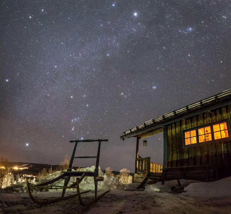 Cabin Under the Stars