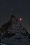 Matterhorn, Luna i meteor