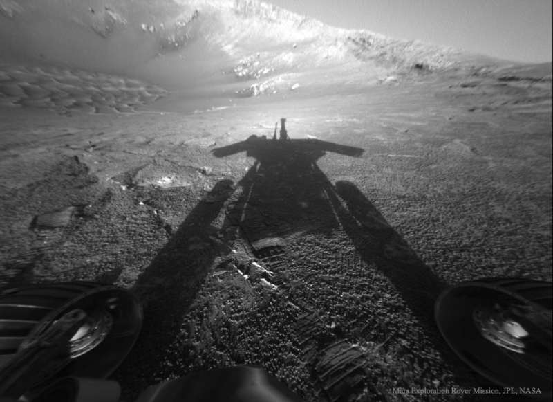 Тень марсианского робота