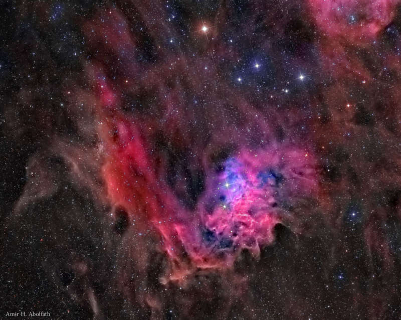 AE Aurigae and the Flaming Star Nebula