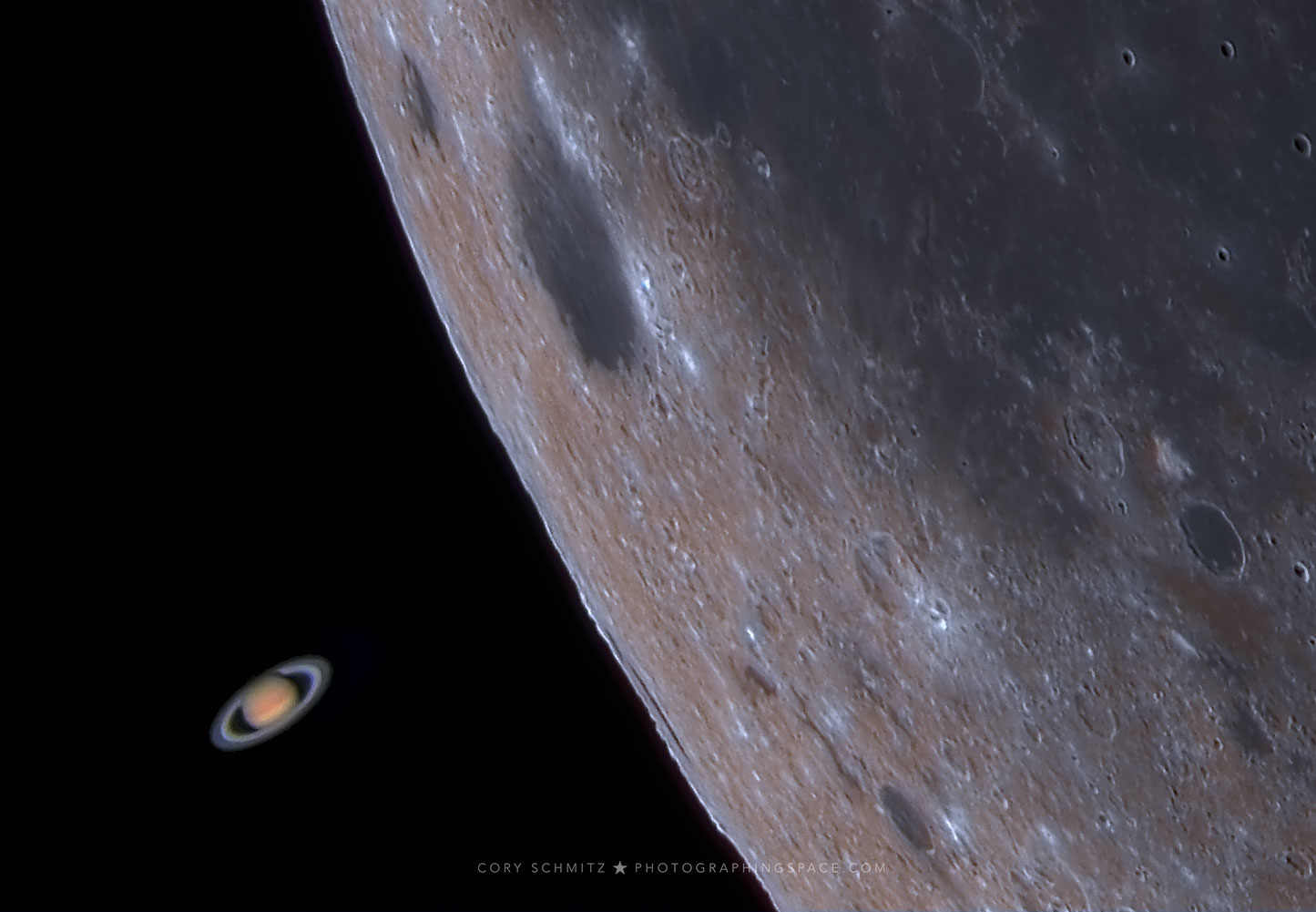 Moon Occults Saturn