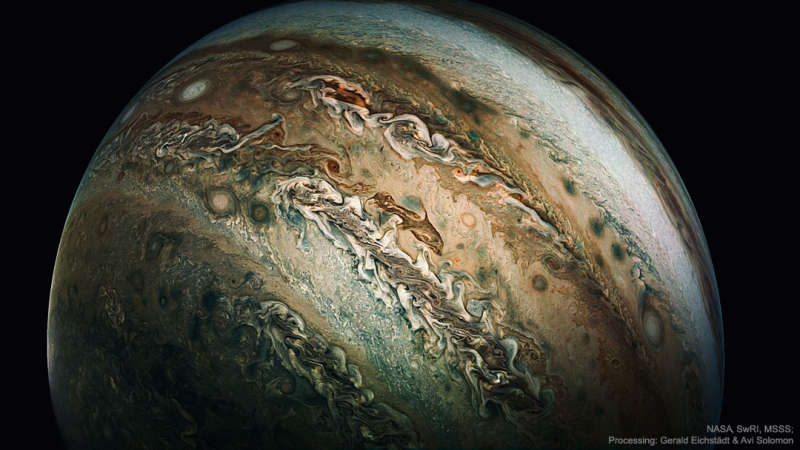 Enhanced: The Dolphin Cloud on Jupiter