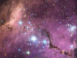 N11: звездные облака в Большом Магеллановом Облаке