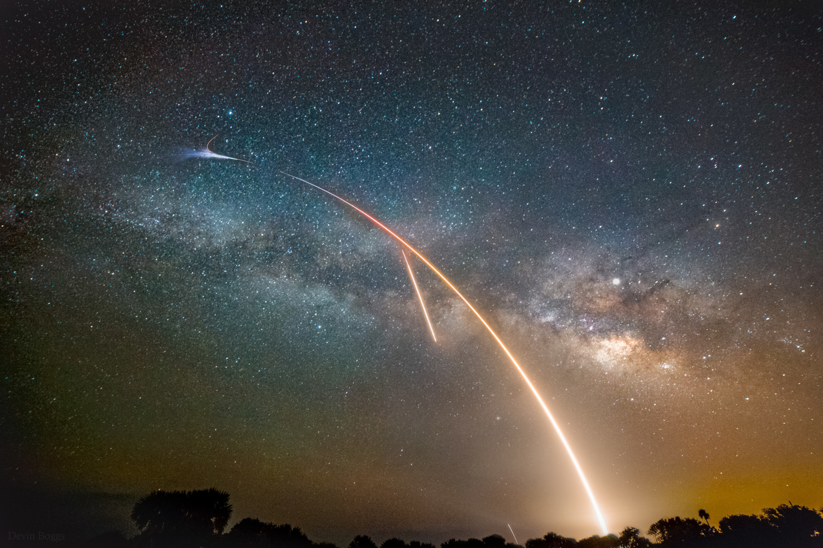 Milky Way, Launch, and Landing