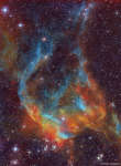 Zvezdy, pyl' i gaz okolo NGC 3572