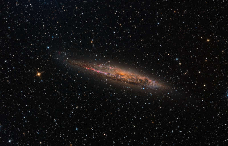 Nearby Spiral Galaxy NGC 4945