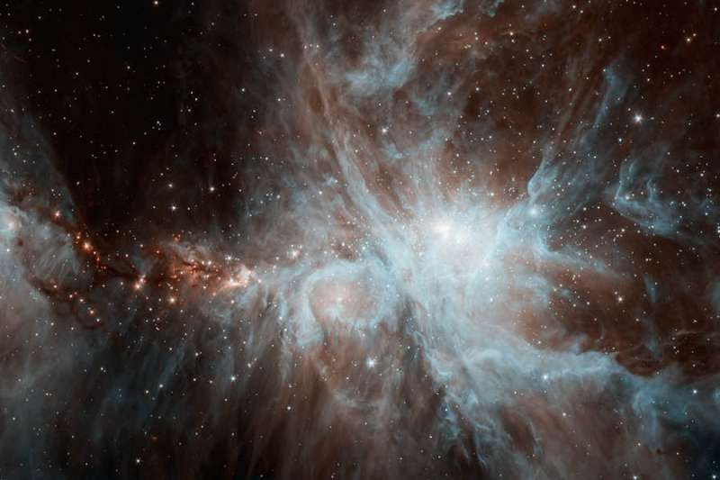 Туманность Ориона в телескоп "Спитцер"