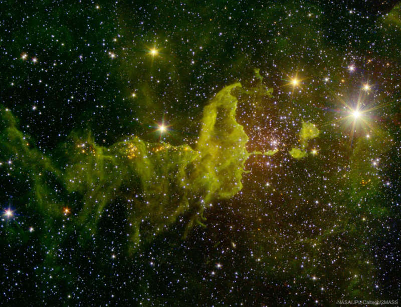 The Spider Nebula in Infrared