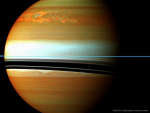Мощный ураган на Сатурне