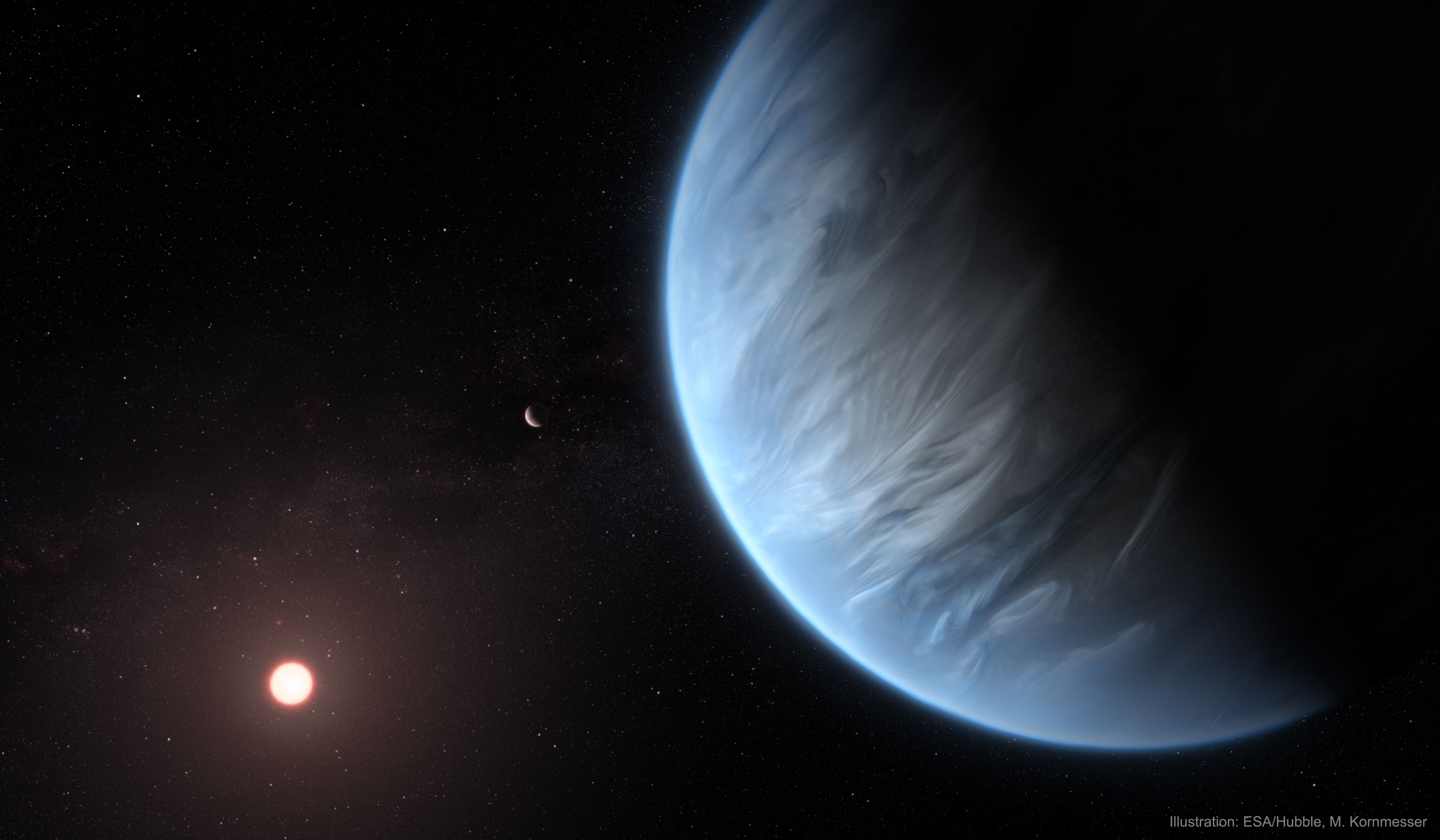 Water Vapor Discovered on Distant Exoplanet