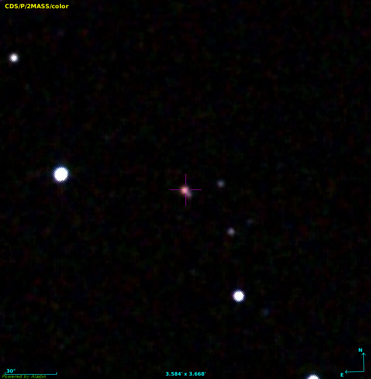 False color infrared image of FBQS J161047.7+330337.