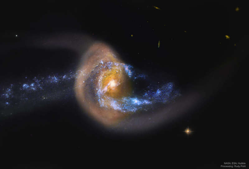 NGC 7714: Starburst after Galaxy Collision