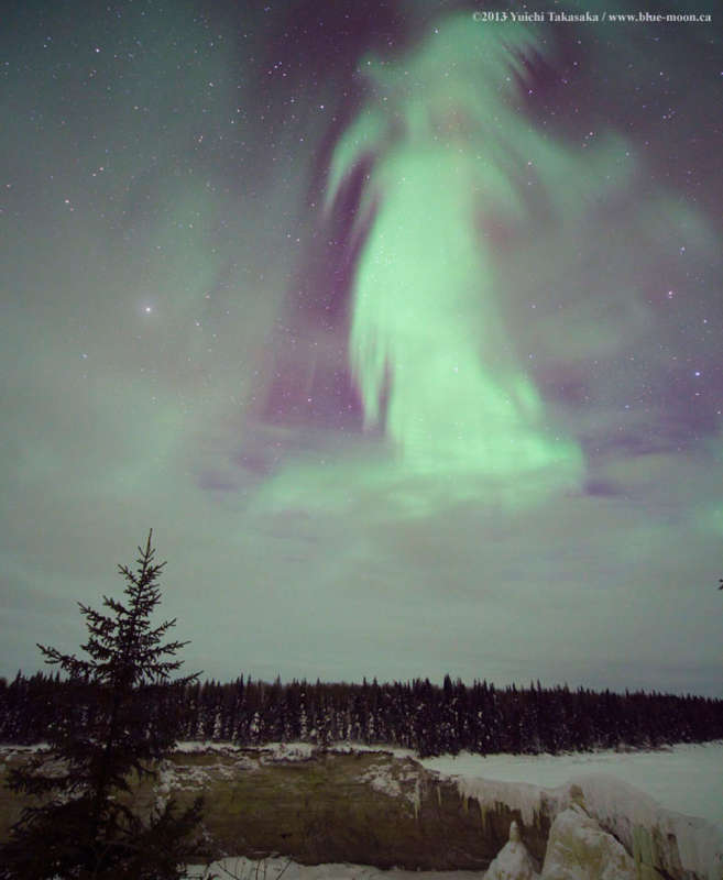 Ghost Aurora over Canada