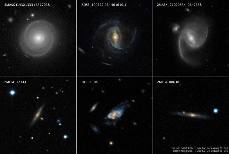 Очень быстро вращающиеся спиральные галактики