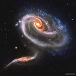 Aрп 273: битва галактик от телескопа им.Хаббла