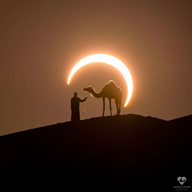 Solar Eclipse over the UAE