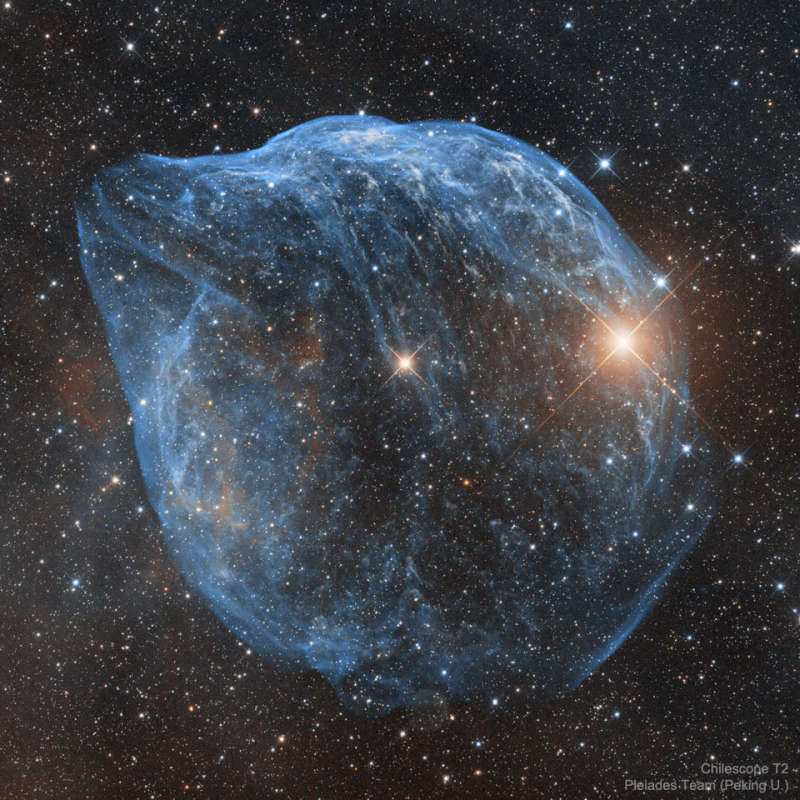 Sharpless 308: The Dolphin Nebula
