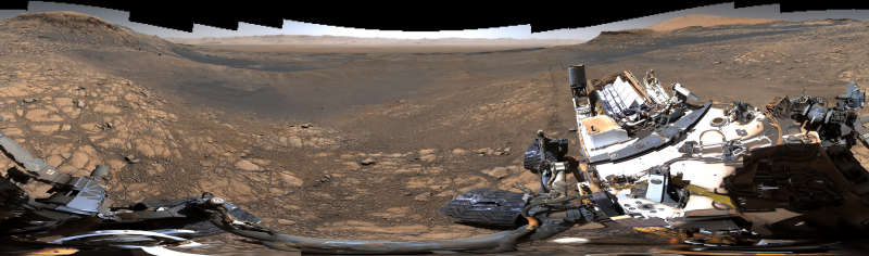 Mars Panorama from Curiosity