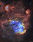 IC 2944: туманность Бегущий цыпленок